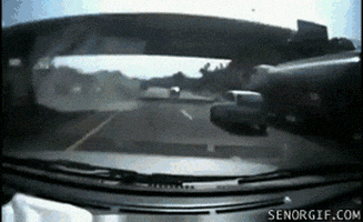 fail car crash GIF by Cheezburger
