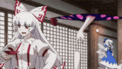 Yukari Fujiwara No Mokou GIF