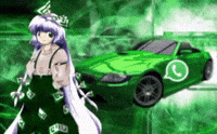 Car Fujiwara No Mokou GIF