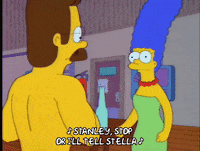 Surprised Season 4 GIF by The Simpsons