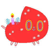 Christmas Stars Sticker by Anke Weckmann