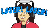Lose Adult Swim Sticker by Augenblick Studios