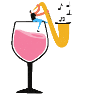 saarkind winelover saar saarkind wiltingen Sticker