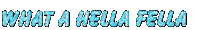 glitter what a hella fella Sticker by AnimatedText