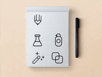 webest motion icon ui pen GIF