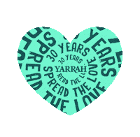 Yarrah_petfood spread the love 30 years yarrah yarrah organic Sticker