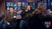 Stand Up Eating GIF by MLB Network