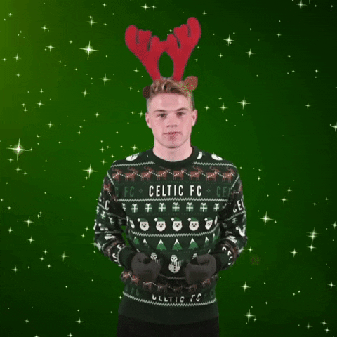Celtic Fc Christmas GIF by Celtic Football Club