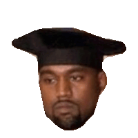 kanye west STICKER by imoji