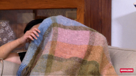 Scared Hiding GIF by Gogglebox Australia