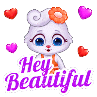 I Love You Hearts Sticker by Lucas and Friends by RV AppStudios