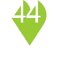 44Hertz music label house label 44 hertz 44 hertz bouncy house Sticker