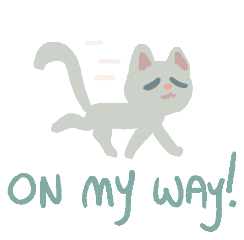 Coming On My Way Sticker by zandraart