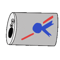 Pabst Blue Ribbon Indie Rock Sticker by Cowboy 2.0