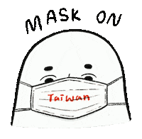 muddy_illust mask on muddy 口罩 一坨爛泥 Sticker