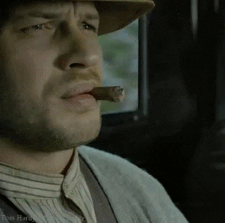 tom hardy forest GIF
