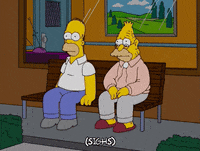 homer simpson sigh GIF