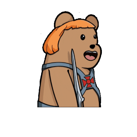 Nft Bear Sticker by SuperRareBears