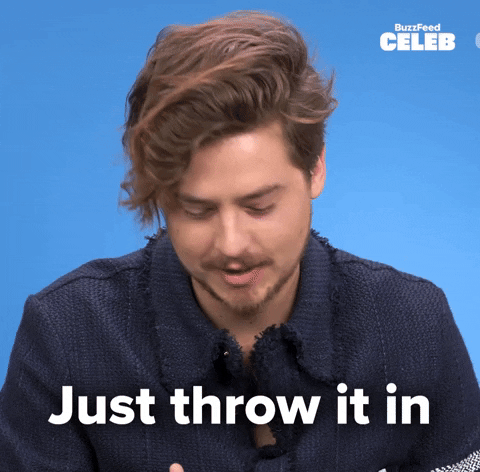 Cole Sprouse Thirst Tweets GIF by BuzzFeed