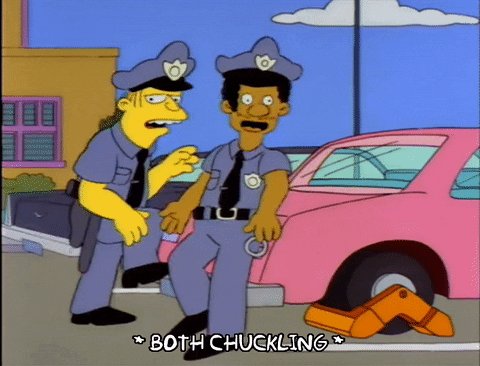 Season 4 Police GIF by The Simpsons