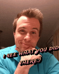 I See What You Did There GIF by Luke Guy