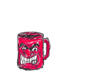Angry Good Morning Sticker by James Thacher