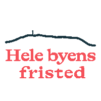 Vassfjellet-Vinterpark hele vassfjellet byens fristed Sticker