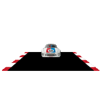 Classic Car Racing Sticker by thebrumoscollection