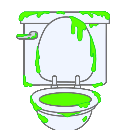 Nft Toilet Sticker by Yuga Labs