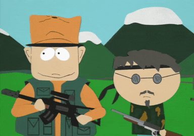 jimbo kern ned gerblansky GIF by South Park 