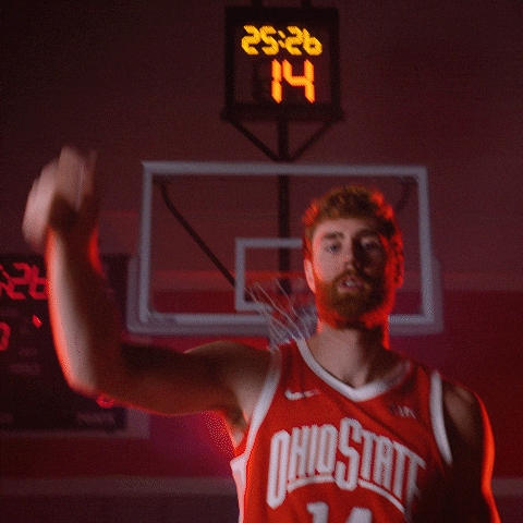 Basketball Noel GIF by Ohio State Athletics