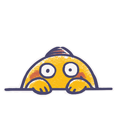 Scared Hide Sticker