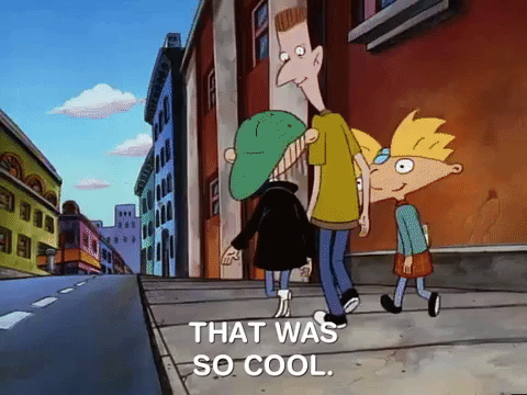 hey arnold nicksplat GIF