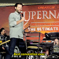 aborddelimpala jared padalecki convention aborddelimpala GIF