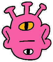 Monster Turning Sticker by Kosko