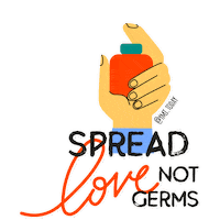 Wash Your Hands Love Sticker by ymi.today