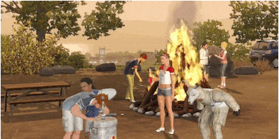 flipping the sims GIF