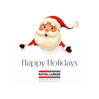 Santa Claus Christmas Sticker by royallepageurban