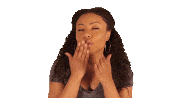 In Love Kiss Sticker by Shalita Grant