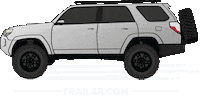 trail4r toyota offroad 4x4 overland Sticker
