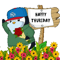 Penguin Thursday Sticker by Pudgy Penguins