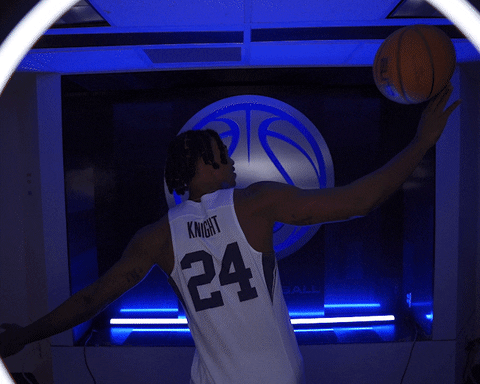 Byu Basketball Knight GIF by BYU Cougars