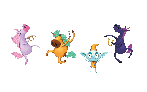 Mythical Creature Sparkle Sticker by Simon Kids