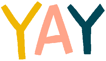 AtelierMouette party yay joy colors Sticker