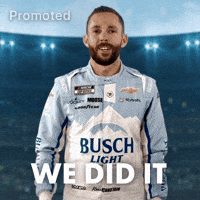 We Did It Success GIF by Busch Beer