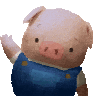 tonkohouse bye goodbye pig tonkohouse Sticker