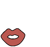 Omcakiom thank you lips thankyou omcakiom Sticker