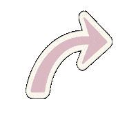Look Here Pink Arrow Sticker by NZ Collab