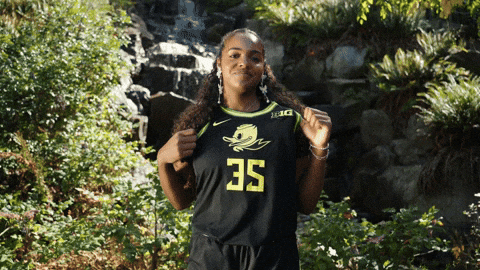 Womens Basketball Oregon GIF by GoDucks