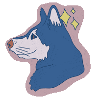 SierraHouk dog kawaii pet custom Sticker